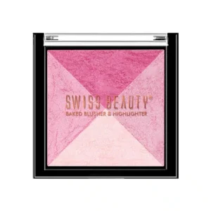 Swiss Beauty Baked Shimmer Blusher And Highlighter Palette 03