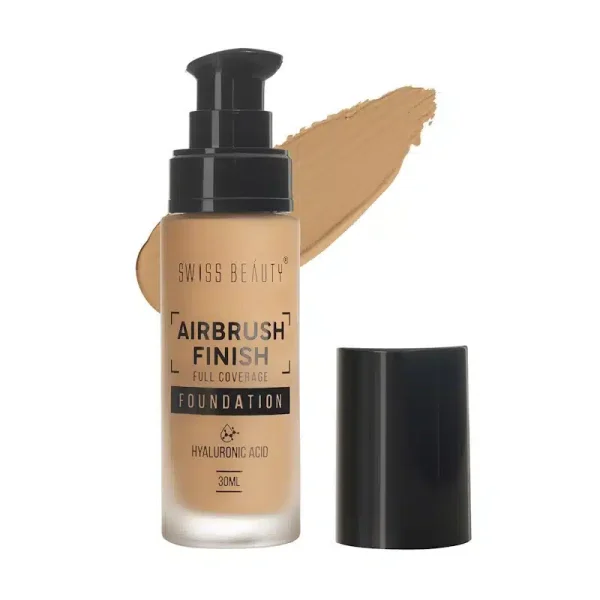 Swiss Beauty Full Coverage Foundation (Golden Beige)