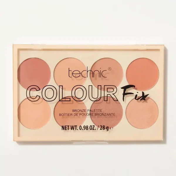 Technic Colour Fix Bronze Palette 8 Colour